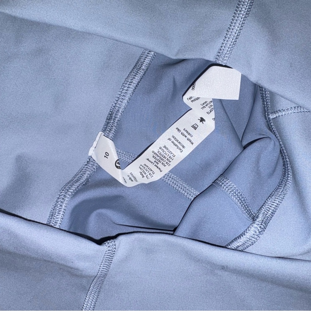 Lululemon Athletica Wunder Train HR Tight 28" NWT size 10 Chambray leggings - Picture 3 of 4